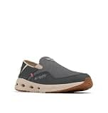 Columbia Men's Bahama X Slip-On, Grill/Sunset Red, 7.5
