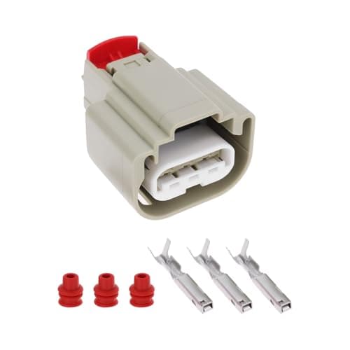SG Store 1 Set Car 3 Pin Filter Sensor Plug with Terminals Accessories 160073-3106 Compatible with Ford Ranger Transit 2.0 2.2 TDCi MK3 T6 2019 to 2023