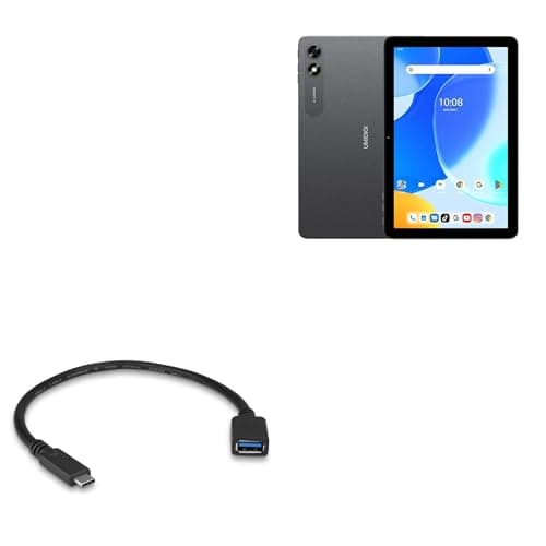 BoxWave Cable Compatible with Umidigi G3 Tab Ultra - USB Expansion Adapter, Add USB Connected Hardware to Your Phone