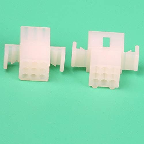 Gimax 500sets 9 Pin/way 3.7mm Electrical wire connector power Housing+Terminal socket plug