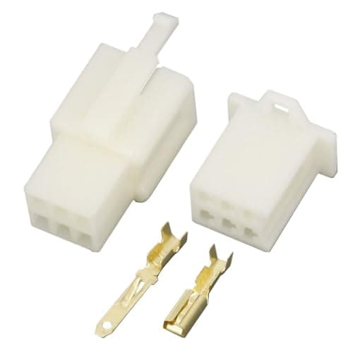 CHAOF 5/10 Sets 6 Pin 2.8mm Wire Harness Motorcycle Connector Automotive Cable Socket DJ7061A-2.8-11/21 6030-6991 6040-6111(10 Sets)