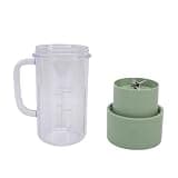 Cryfokt Portable Blender Cup, 340mL Juice Capacity 220000 RPM Blending Power USB C Rechargeable Blender, Personal Smoothie Cup with Straw for Kitchen Office Gym Travel
