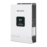 MFUZOP Hybrid Inverter 48V, 5500W Pure Sine Wave Hybrid Solar Inverter Charger, 48V DC to 120V AC Built-in 100A MPPT Controller, Off-Grid Backup Power for Home RV Truck Solar Energy Storage System