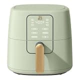 6 Quart Air Fryer with Touch-Activated Display, 4-in-1 Countertop Air Fryer 1750W, Air Fry Roast Reheat Dehydrate, Nonstick Dishwasher Safe, Auto Shut-Off, 90°F to 400°F (Sage Green)