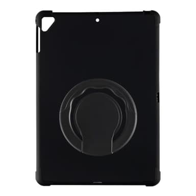 Shantime Tablet Case and Stand Holder Compatible with iPad Air 2 9.7 2014 Wi-Fi+Cellular Case, 2-in-1 Shockproof TPU Cover and 360 Rotating Ring Handle Grip Bracket(Black)