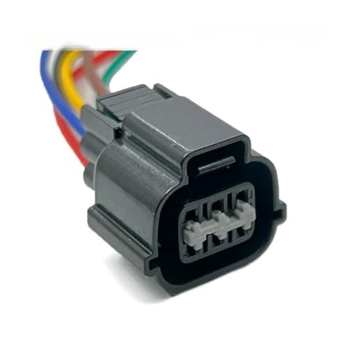 DLAHPJPT Automotive Electrical connectors 1 Pc 6 Pin PB535-06027 Auto Female Electrical Connector Car Socket for B535-06027 4G15 4G18(1 Pc)