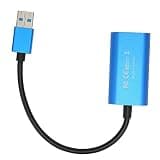 Fauitay HD Multimedia Interface Video Card 4K 60fps Plug and Play with USB 3.0 for OBS VLC OS