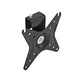 Clamp-On Monitor Desk Mount Arm, Adjustable Tilt & Swivel Computer Stand for Single Screen, No-Drill Installation up to 2.6 Inch Thick Desks