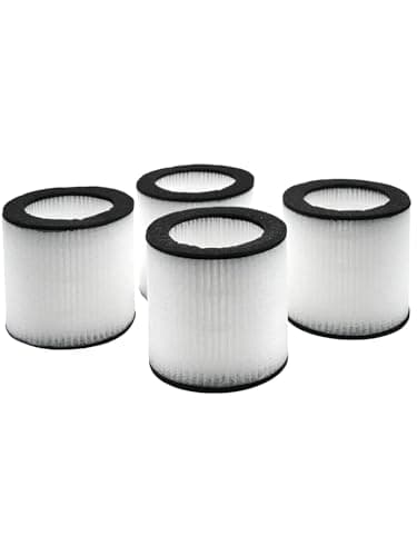 Oxyvera H07 Replacement Air Filter 4-Pack Compatible with HIMOX H07 Portable desktop Air Purifier, Multi-Layer Design, Easy Installation