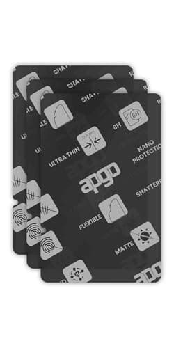 apgo 3x MATTE Hybrid protective glass compatible with Launch X431 PAD VII PAD 7 Elite, flexible nano glass, great replacement for tempered glass, scratch-resistant, full glue