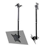 TV Stand,tv Wall Mount Universal Ceiling Tv Mount, Telescopic Height Adjustment Ceiling TV Bracket