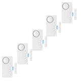 EGIZPY Fridge Door Alarm with Delay, Door Alarms When Opened, 5PK