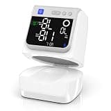 Automatic Electronic Blood Pressure Monitor, 22-40 CM Blood Pressure Cuff, 3 Users*199 Memories, Arm Blood Pressure Monitors for Home Use, Backlit Large LED Screen, BP Monitor (White Gray)