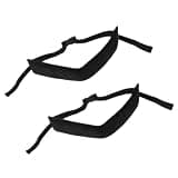 OKUMEYR 2pcs High Chair Straps Belt Adjustable Fabric Waist Strap for Portable Safety Fixing in Supermarket Shopping Cart and Travel