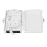 Bewinner 4 Core IP65 Fiber Distribution Box Wall Mount Outdoor Indoor Optical Fiber Terminal Box for Splicing and Management