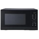 1.1 Cubic Foot Countertop Microwave Oven, 1000 Watt Digital Microwave with 10 Power Levels, Auto Defrost, One-Touch Cooking Controls, LED Display, Child Safety Lock & Glass Turntable, Black