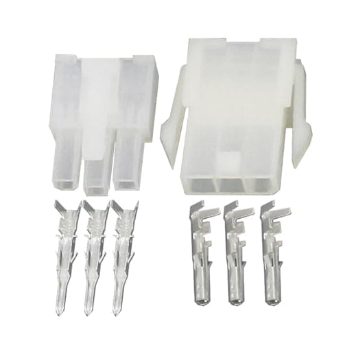 YFGHJ 1 Sets 5557/5559 2/3/4/5/6/7/8/9/10/11/12/14/16/18/20/24Pin 4.2mm Pitch Terminal Pin Header Wire Connector Adaptor(1 Sets 3 Pin)