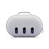 Aubika Hard Carrying Case for Meta Quest 3S/3/2 -[Military-Grade Shockproof Protection] Custom Fit VR Headstrap & Controllers, Water-Resistant EVA Shell, Storage with Mesh Pocket - Gray