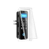 Clear Smart Lock Rain Cover, Weatherproof Shield for Outdoor Keypads & Video Doorbells, Adhesive Mount PP Protector