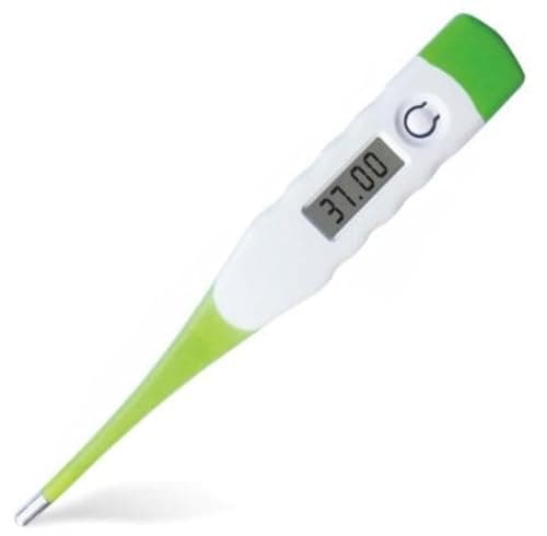 Digital Thermometer, Oral Rectal Axillary Use, Waterproof, Includes 100 Probe Covers