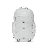 The North Face Women's Borealis Commuter Laptop Backpack - Everyday Travel Bag, Laptop Sleeve, Reflective Details, Tin Grey Dark Heather, One Size