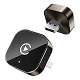 Yizro 2026 Upgraded Wireless CarPlay Adapter - Fast Auto-Connect, Stable Connection, Mini Size Plug & Play Adapter for iPhone & Android Auto Compatible Cars