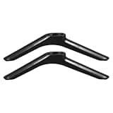 WRITWAA 2pcs Heavy Duty Tv Stand Base Replacement with Screws Stable Pedestal Feet for LCD LED Televisions Television Holder for Table and Desk Easy Installation with Included Hardware