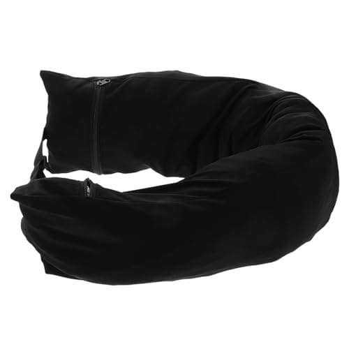 Kisangel Stuffable Pillowcase for Travel Extra Luggage Storage Bag Neck Pillow for Camping Airplane Car Train