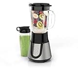 Quiet Blender With 48 Oz Glass Jar And 1000W Power, 3 Speeds - 3 Speed Settings And 3 Auto Functions, Plus Pulse Option For Versatile Blending