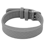Mavaol Health Smart Bracelet Silicone Vibration Alert USB Rechargeable Wearable Fitness Tracker Step Counter for Sleep Sports Tracking (Grey)