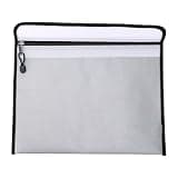Erchineko Fireproof Document Bag, 6400℉ Heatproof Bag, 12 Layers Insulated Fireproof Safe for Home Office Travel