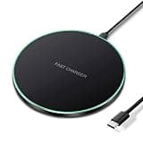 BAQASG Wireless Charger 20W Max Fast Wireless Charging Pad for iPhone 17 Pro Max 16 Pro 15 14 Plus 13 12 11,iPhone Xs Max/XR/8,Air Pods, for Samsung Galaxy/Note,Galaxy Buds,Google Pixel,Black