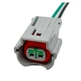 Set 2 Pin Car Turn Electrical Connectors Wire Harness 936139-1 PU465-02127 936141-1 936216-1(2P Grey,10 Sets)