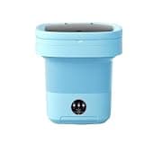 Portable Washing Machine, 13L Portable Folding Washing Machine with Dryer Bucket Socks Underwear Clothes Ultrasonic Mini Cleaning Washer Travel Dormitory,for Apartments,RV,Camping