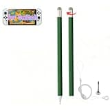 Retractable 2-in-1 Stylus Pen for Nintendo Switch 2&1, Dual Tips Aluminum Touch Pen for Switch OLED Lite & All iOS Android Touch Devices, Passive No Charge Game Stylus (Sage Green)