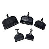 Simhoa Percussion Block Mountable Percussion Blocks Drum Instrument Set Metal Mounting Bracket Percussive Sounds Pitch Range Construction Suitable for Classroom Use Music Ensemble, Black