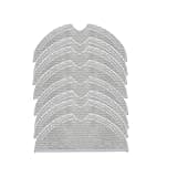 FBUGZENQN Compatible for Xiaomi，1C / 1T，Compatible for Dreame，Bot F9 / D9 / D9 Max / L10 Pro，Mop Cloth，Robot LDS Vacuum-Mop Finder Spare Parts(8pcs)