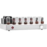 UILMLIO Stereo Tube Amplifier, 9w×2 Rms Vacuum Tube Power Amp, with Bluetooth 5.0, 20hz-20khz Frequency Response, Low Distortion, for Home and Outdoor Speakers