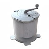 Generic Manual Portable Hand Crank Washer Rotating Laundry Dryer Stable Polypropylene Tub Space Saving Washing Appliance Suitable for home use apartments daily small load laundry