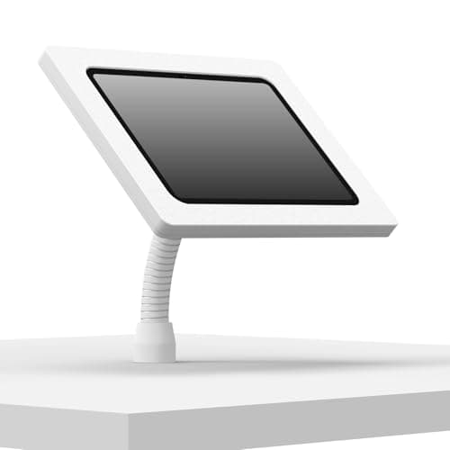 VidaMount White Enclosure and Flexible Desk/Wall Surface Mount [Bundle] Compatible with Microsoft Surface Pro 12-inch