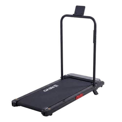 14% Incline Treadmill with Handle, 3-in-1 Portable Treadmills for Home and Office, Foldable Treadmills with 300 Lbs Weight Capacity, 3.0HP Quiet Walking Pad Treadmill, Three Screen