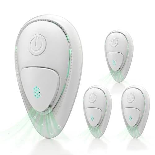 Jandcase Plug In Air Purifier [4 Pack] Negative Ion Technology Air Ionizers Plugin Small Air Purifiers for Home Bedroom, Portable Quiet Odor Reducer for Pets, Smoke, Dust & Pollen, Air Cleaner White