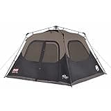 Coleman Instant Tent with 1-Minute Setup, 4/6/8/10 Person Tent with Pre-Attached Poles, Air Vent, & Carry Bag