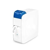 YMGSCC Label Printer Marker Thermal Transfer Manual Cutting 6-14mm Width Support 8 Languages with 3 Rolls Paper