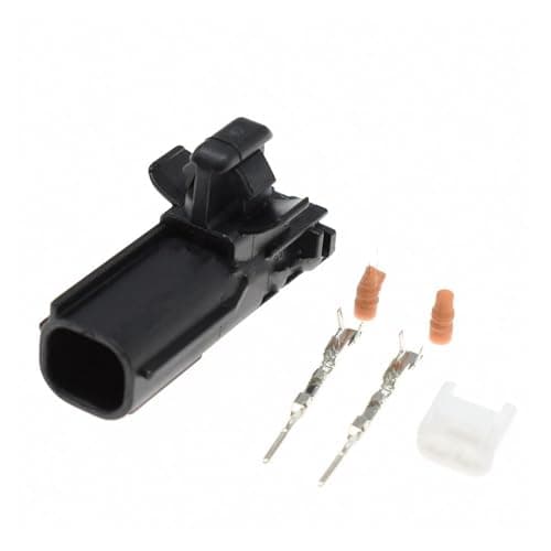 1/5/10/20 Kits PA66 Black 2 Pin Male Female Wheel Speed Sensor Plug Connector With Pins For 6188-4797 6189-1161(Male Set,5sets)