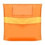 NonMiFyR Chair Pockets for Classroom, Seat Sacks, Home Organization, Daycare Storage Pocket Multiple Pocket with Name Tag Chair Bag, Orange