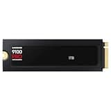 Samsung Memory MZ-VAP1T0CW 9100 PRO Internal SSD with 1TB Heatsink, PCIe 5.0 x4, NVMe 2.0, SSD Designed for Professionals and Gamers, Compatible with PC and PlayStation 5