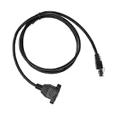 EBTOOLS 1 Meter Ethernet Connector RJ45 Cat6 Cord, and LongLasting, Expands Connectivity for Smart TVs and Routers, Black Cable