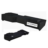 Compatible with Chevy Silverado Crew Cab 2014-2018 10" Dual Sealed Sub Box Subwoofer Enclosure Speaker Box Car Audio Ground Shaker Crew-Cab White