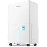 Glowells 3500 Sq.Ft Energy Star Dehumidifier for Basement with Drain Hose, 40 Pints Dehumidifiers for Home, Large Room, RV, Three Modes, Intelligent Humidistat, Quiet Smart Compressor, Auto Defrost